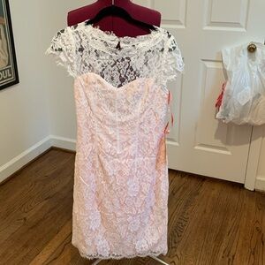 Monique Lhuillier Lace Dress